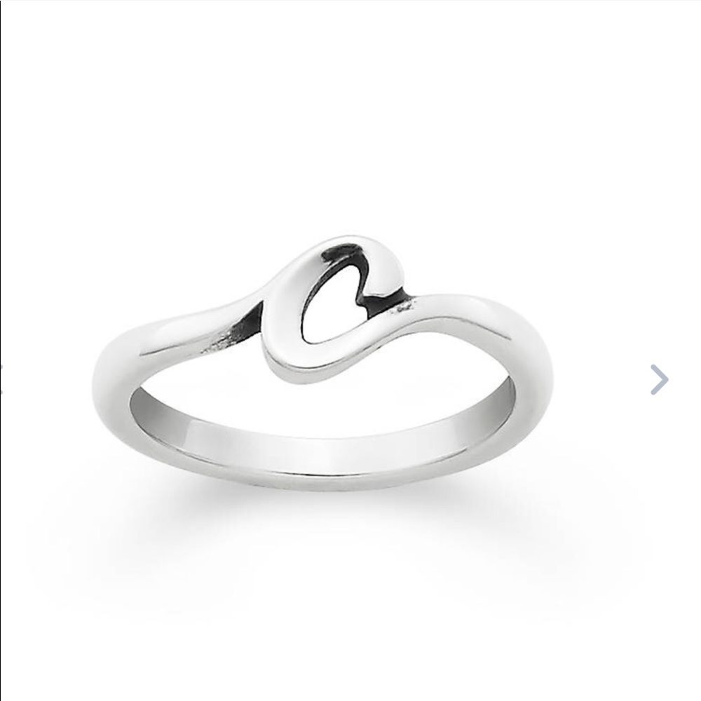 James Avery letter “C” ring size 4.5